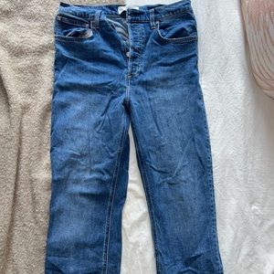 Aritzia Denim Forum Arlo High Rise Straight Jeans